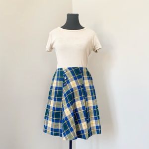 vintage handmade wool skirt